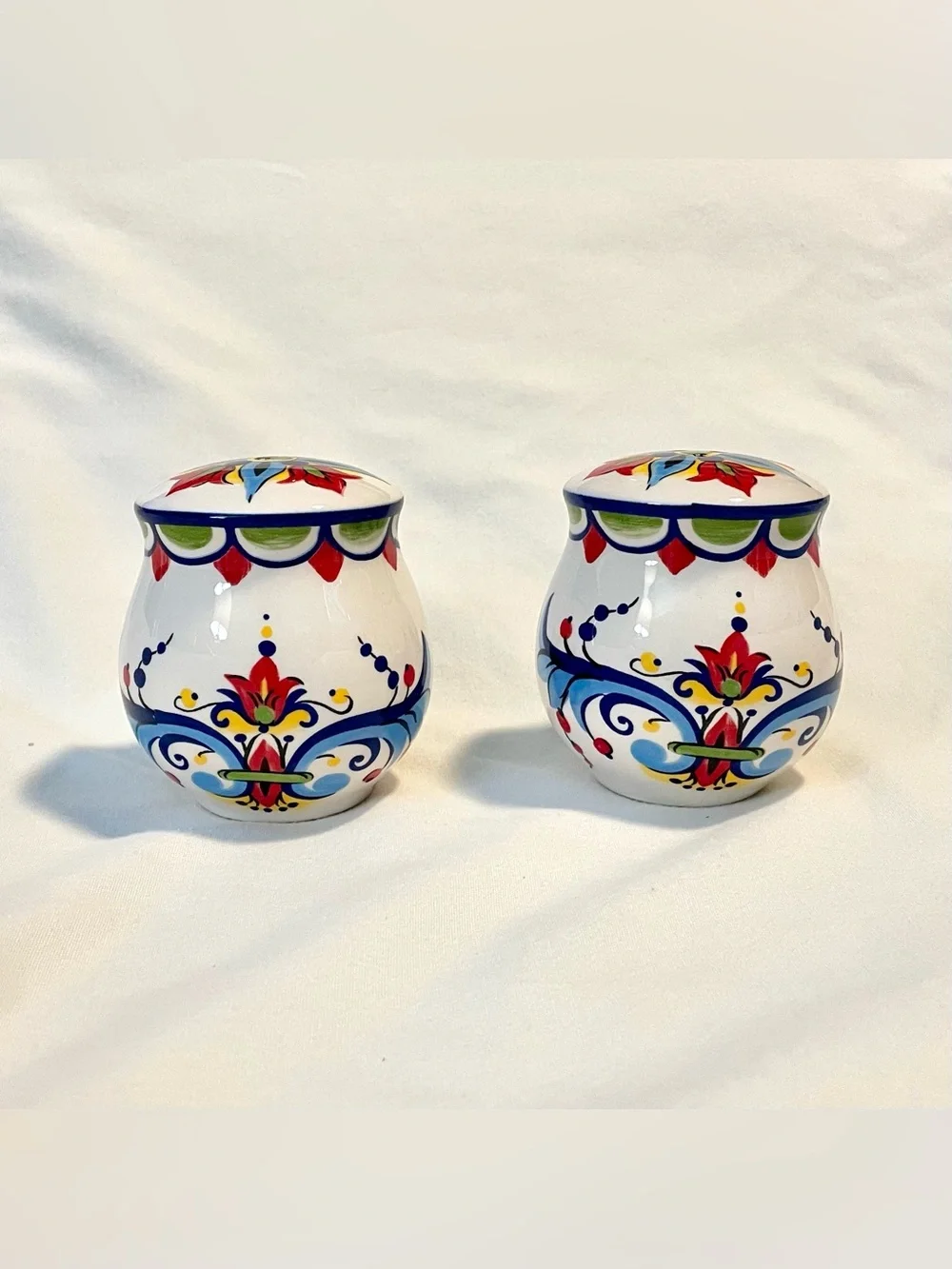 Tabletops Unlimited San Marino Italian Salt & Pepper Shaker Set - Multicolored